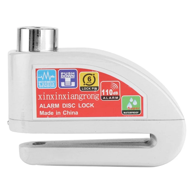 Waterproof Disc Brake Lock Kit 110dB Anti Theft Security Alarm Protection For Motorcycle Bicycle(Silver )
Waterproof Disc Brake Lock Kit 110dB Anti Theft Security Alarm Protection For Motorcycle Bicycle(Silver )