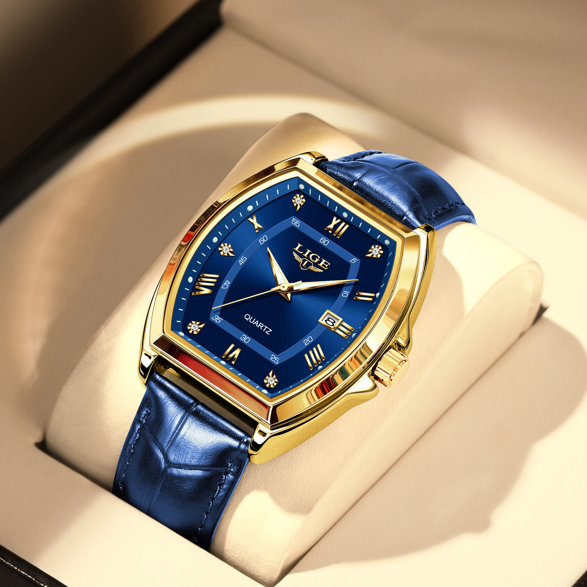 LIGE Watch Men Top Brand Luxury Square Waterproof Quartz Watches for Men Military Sports Date Chronograph Relogios Masculino
LIGE Watch Men Top Brand Luxury Square Waterproof Quartz Watches for Men Military Sports Date Chronograph Relogios Masculino