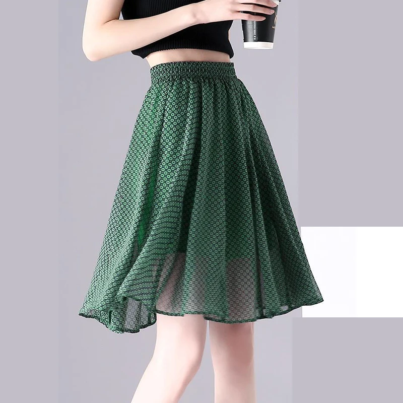 a-line skirt women's umbrella polka dot large size chiffon short summer floral new half skirt green 2022 Print Casual
a-line skirt women's umbrella polka dot large size chiffon short summer floral new half skirt green 2022 Print Casual