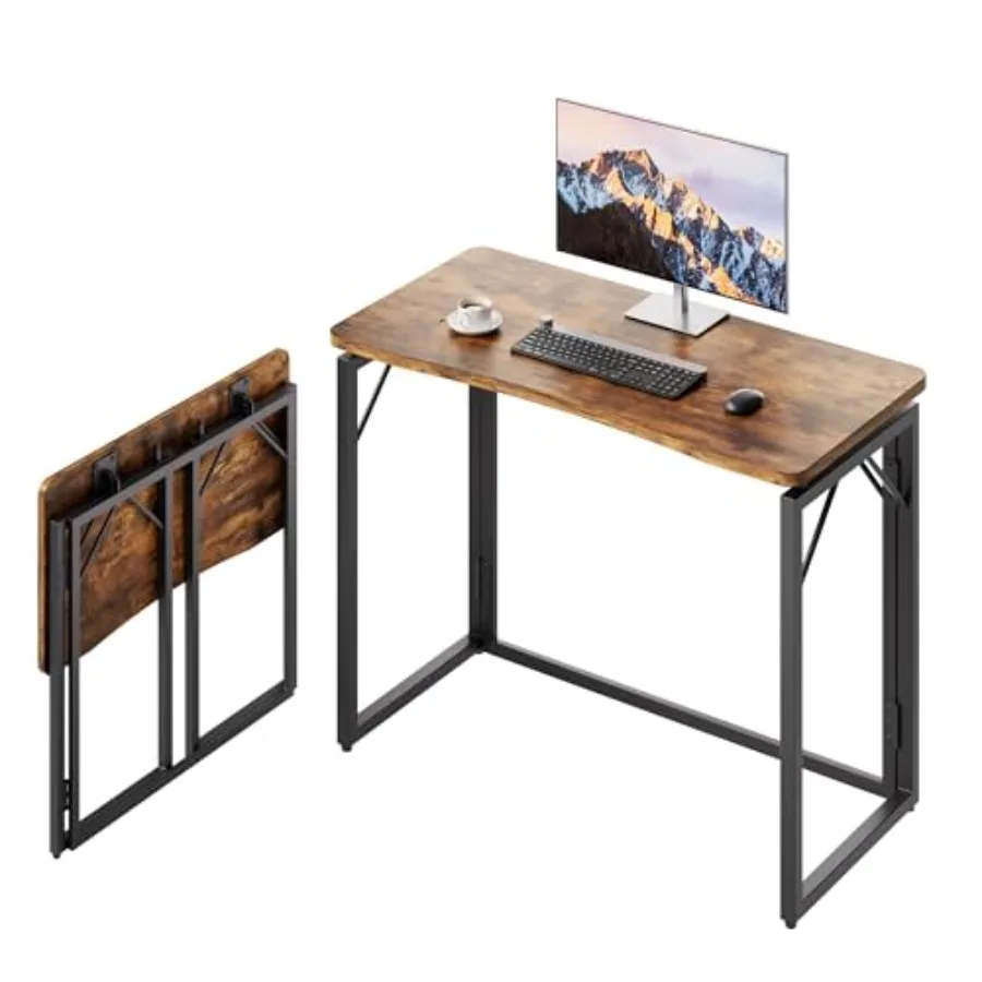 Folding Desk - 31.5" No Assembly Small Foldable Desk for Home Office Wooden Top Folding Computer Desk for Working Writing Study
Folding Desk - 31.5" No Assembly Small Foldable Desk for Home Office Wooden Top Folding Computer Desk for Working Writing Study
