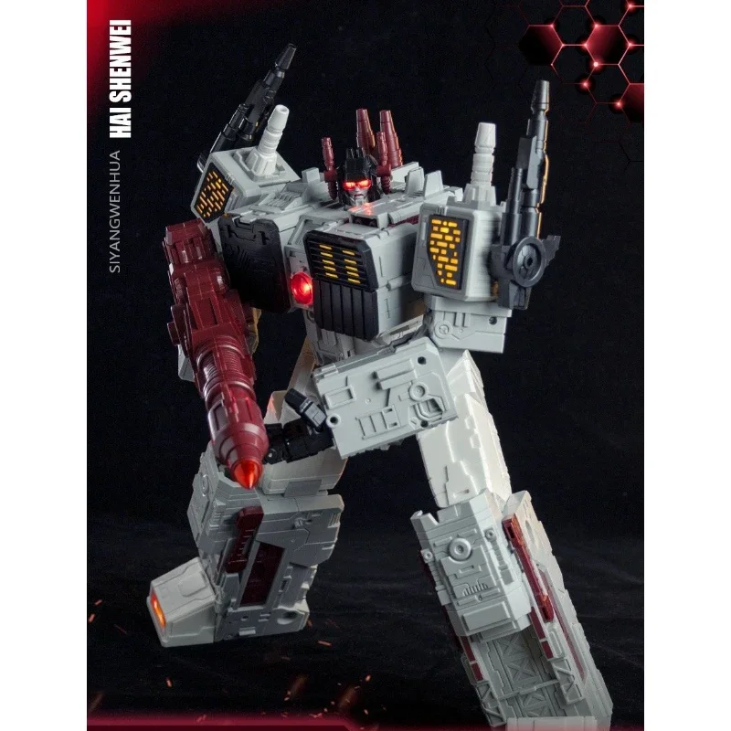 in stock SIYANGWENHUA Transformation Metroplex Y-C001 HAI SHENWEI deformation model Action Figures Can emit light
in stock SIYANGWENHUA Transformation Metroplex Y-C001 HAI SHENWEI deformation model Action Figures Can emit light