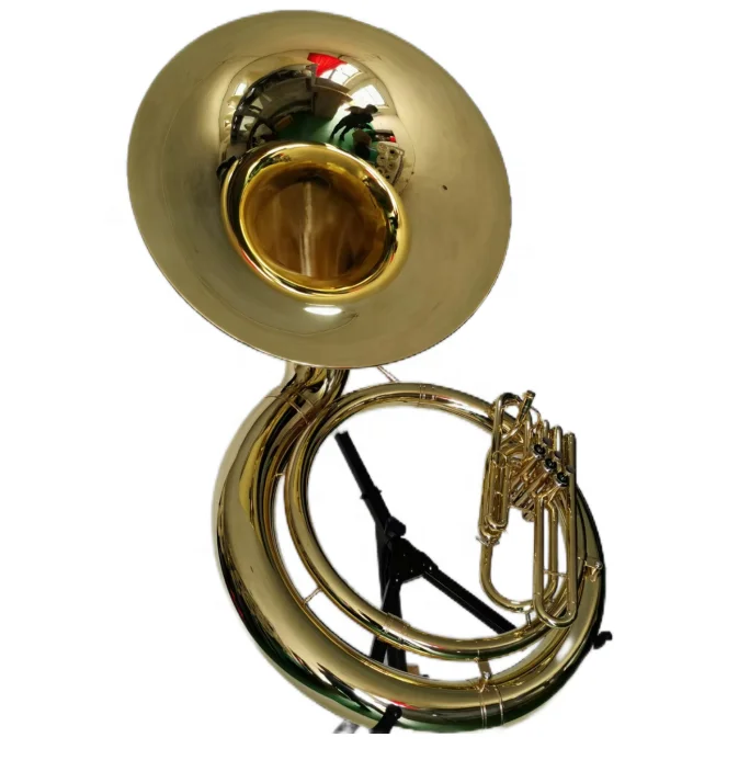 High Quality Bb Key Sousaphone Yellow Brass Material with Hard ABS case
High Quality Bb Key Sousaphone Yellow Brass Material with Hard ABS case