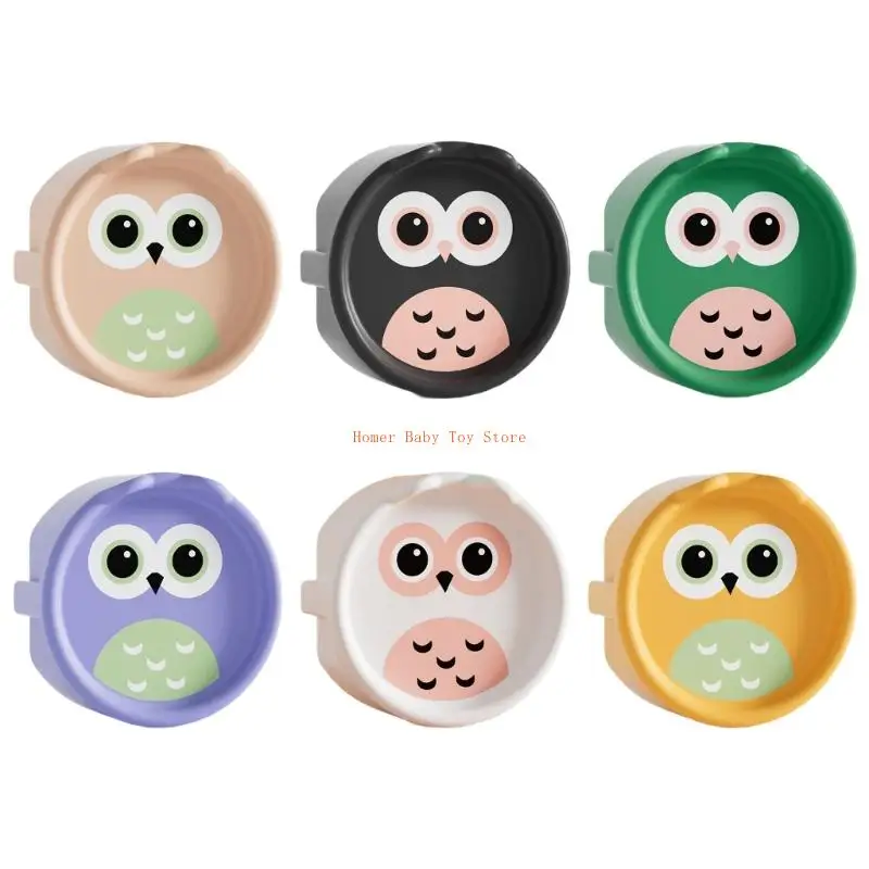 J0PF 6Pcs European Silicone Plug Cover with Owl Design Child Safety Protections
J0PF 6Pcs European Silicone Plug Cover with Owl Design Child Safety Protections
