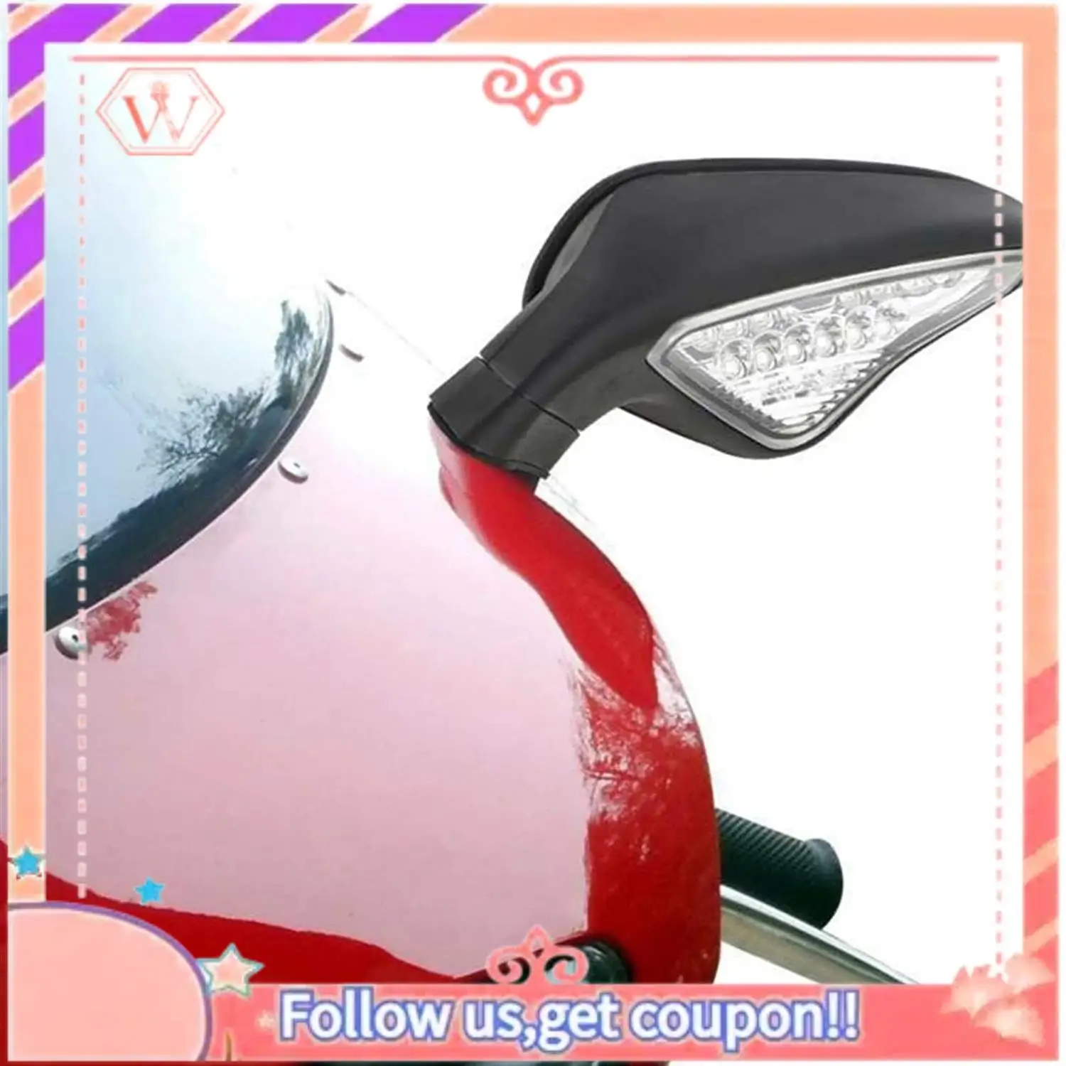 A88U-Motorcycle Rearview Mirror With Turn Signal LED Mirror For Ducati 848 1098 1098S 1098R 1198 1198S 1198R
A88U-Motorcycle Rearview Mirror With Turn Signal LED Mirror For Ducati 848 1098 1098S 1098R 1198 1198S 1198R