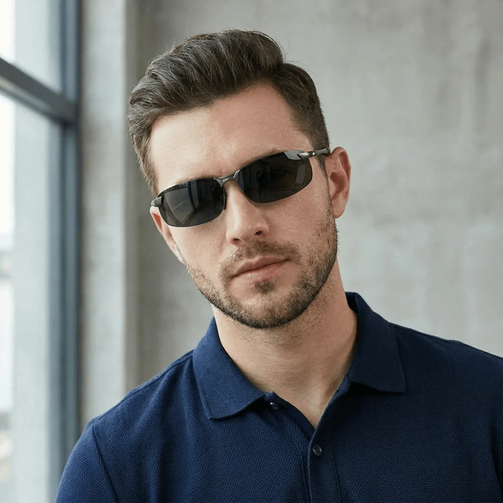 Half Frame Night Vision Glasses UV Protection Day and Night Anti-Glare Sunglasses Portable Night Vision Driving Sunglasses
Half Frame Night Vision Glasses UV Protection Day and Night Anti-Glare Sunglasses Portable Night Vision Driving Sunglasses