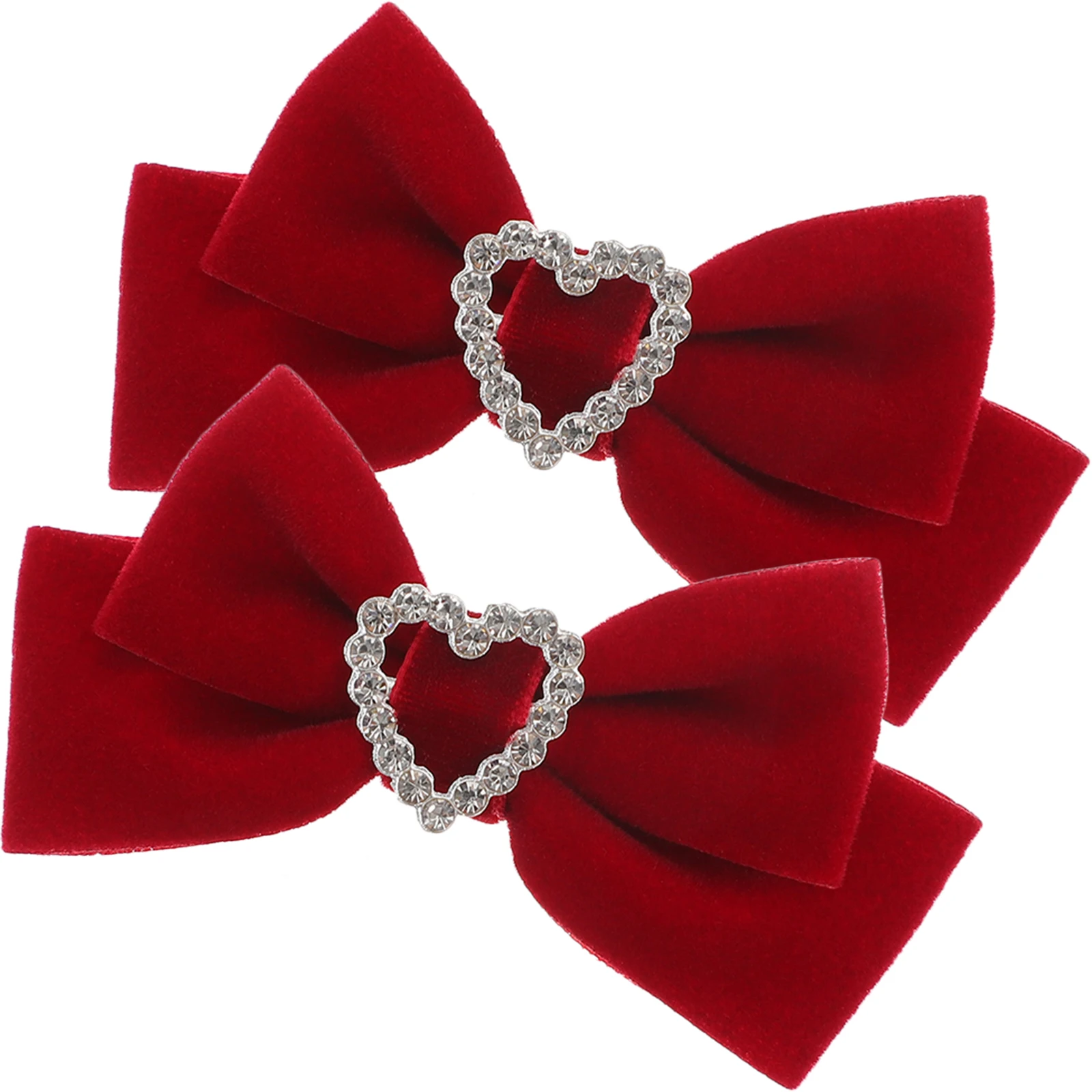 1 Pair Red Bow Hair Clips for Kids Girls Velvet Accessories Alligator Bows Prevent Slipping Perfect Daily Wear Stage Performance
1 Pair Red Bow Hair Clips for Kids Girls Velvet Accessories Alligator Bows Prevent Slipping Perfect Daily Wear Stage Performance