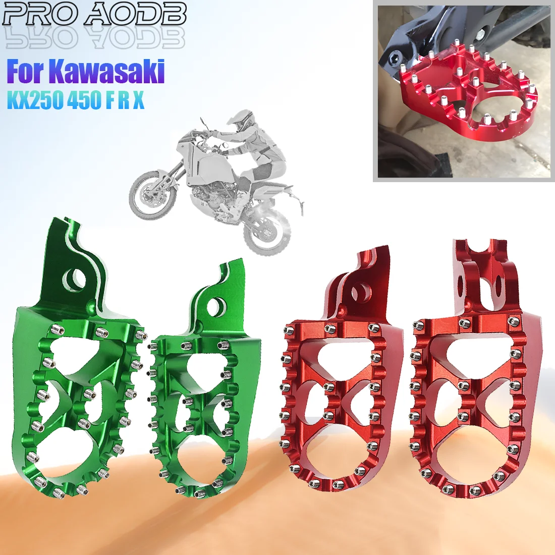 For Honda CRF X RX L M CR Kawasaki KX250F 450F 2006-2021 KX250X KX450X KLX450R Precision-Made Moto Accessories-FootPegs Pedals
For Honda CRF X RX L M CR Kawasaki KX250F 450F 2006-2021 KX250X KX450X KLX450R Precision-Made Moto Accessories-FootPegs Pedals
