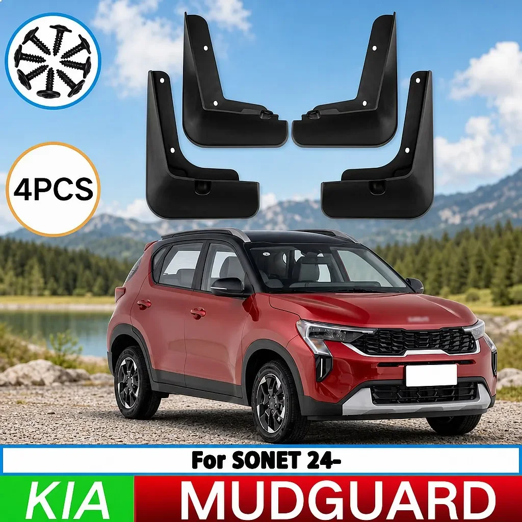 For Kia Sonet 2024 Car Tire Fender Splash Guard Front Rear Wheel Mud Flaps 4pcs
For Kia Sonet 2024 Car Tire Fender Splash Guard Front Rear Wheel Mud Flaps 4pcs