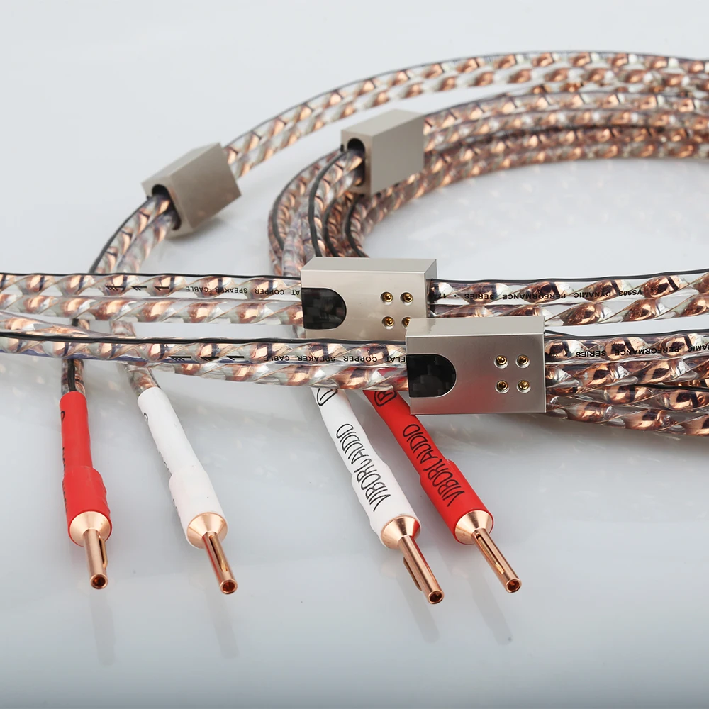 Flat Copper Speaker Cable Pair Viborg VS903 Pure Copper Plug HiFi Audiophile Line for Home Theater
Flat Copper Speaker Cable Pair Viborg VS903 Pure Copper Plug HiFi Audiophile Line for Home Theater