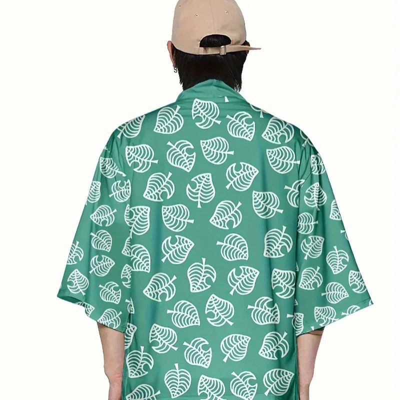 COSda@Cosplay Costume Rick for Men and Women, Japanese Kimono with Cute Oral Elu Leather Print, Everak, Pink, Green, Cardigan Ha
COSda@Cosplay Costume Rick for Men and Women, Japanese Kimono with Cute Oral Elu Leather Print, Everak, Pink, Green, Cardigan Ha