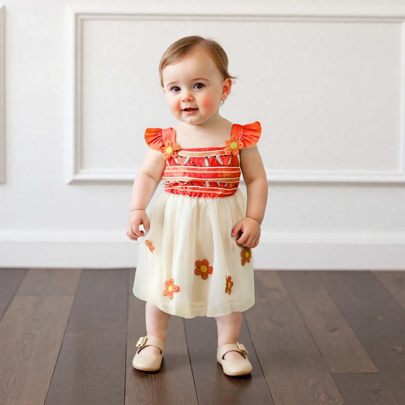 1-6Y Toddler Girl Summer A Line Dress Leaves Print Sleeveless 3D Flower Tulle Patchwork Dress
1-6Y Toddler Girl Summer A Line Dress Leaves Print Sleeveless 3D Flower Tulle Patchwork Dress