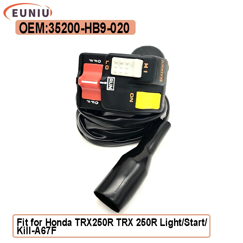 35200-HB9-020 Комбинированный переключатель L/H для Honda TRX250R TRX 250R Light/Start/Kill-A67F 
35200-HB9-020 Комбинированный переключатель L/H для Honda TRX250R TRX 250R Light/Start/Kill-A67F