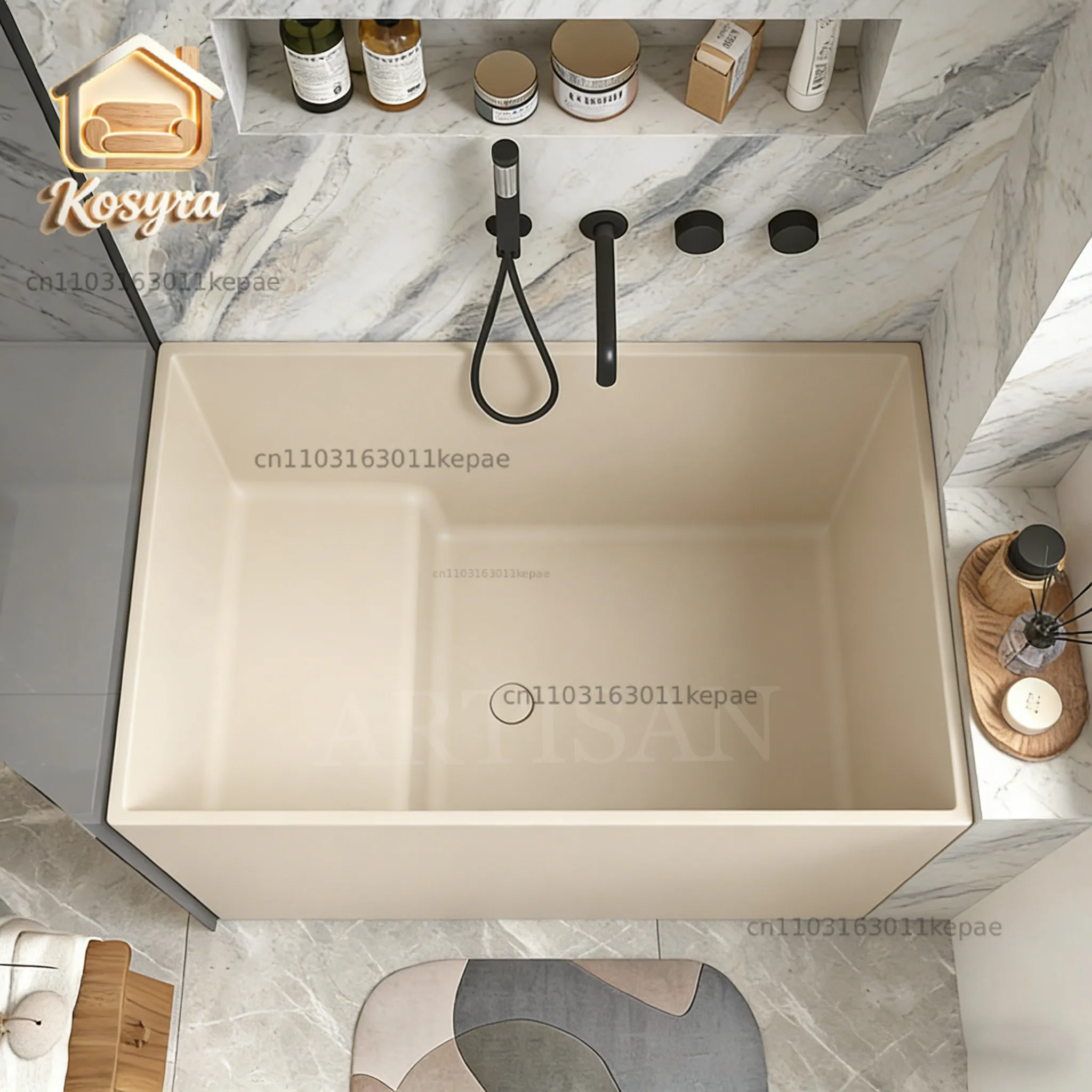 Household small apartment PMMA artificial stone mini bathtub Japanese square deep bubble sitting one-meter small bathtub
Household small apartment PMMA artificial stone mini bathtub Japanese square deep bubble sitting one-meter small bathtub