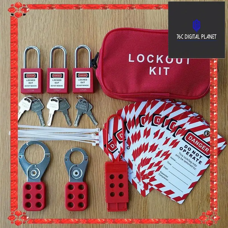 24-Hour Delivery Lockout Tagout Kit Set -Lockout Tagout Tag, Nylon Tie, Nylon Storage Bag, Redsafety Padlock, Lockout Tagout Loc
24-Hour Delivery Lockout Tagout Kit Set -Lockout Tagout Tag, Nylon Tie, Nylon Storage Bag, Redsafety Padlock, Lockout Tagout Loc