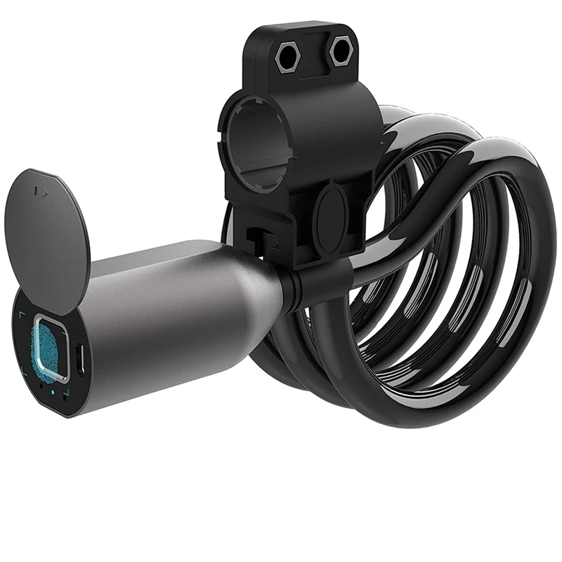 Keyless Bike Lock, Waterproof Fingerprint Bicycle Lock Smart Digital 1.5M Stainless Steel Cable Electric Bike Lock
Keyless Bike Lock, Waterproof Fingerprint Bicycle Lock Smart Digital 1.5M Stainless Steel Cable Electric Bike Lock