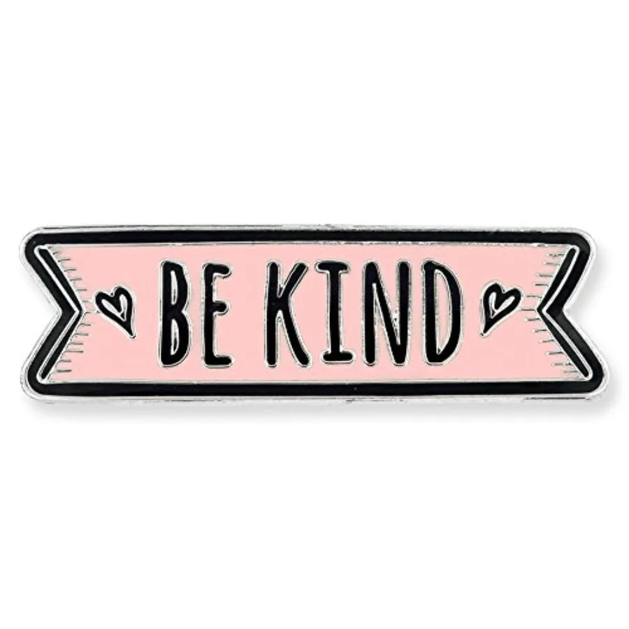 Enamel Lapel Nickel and Copper Plated Enamel Lapel for Clothing, Bags and Lanyards Inspirational Supports Kindness and Positive
Enamel Lapel Nickel and Copper Plated Enamel Lapel for Clothing, Bags and Lanyards Inspirational Supports Kindness and Positive