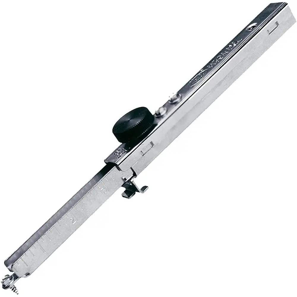 Adjustable Metal Scribe Tool, 1/4-12-1/2 Range, 1/8 Increments, Replaceable Point, Knob for HVAC, Roofing & Fabrication, Made in
Adjustable Metal Scribe Tool, 1/4-12-1/2 Range, 1/8 Increments, Replaceable Point, Knob for HVAC, Roofing & Fabrication, Made in