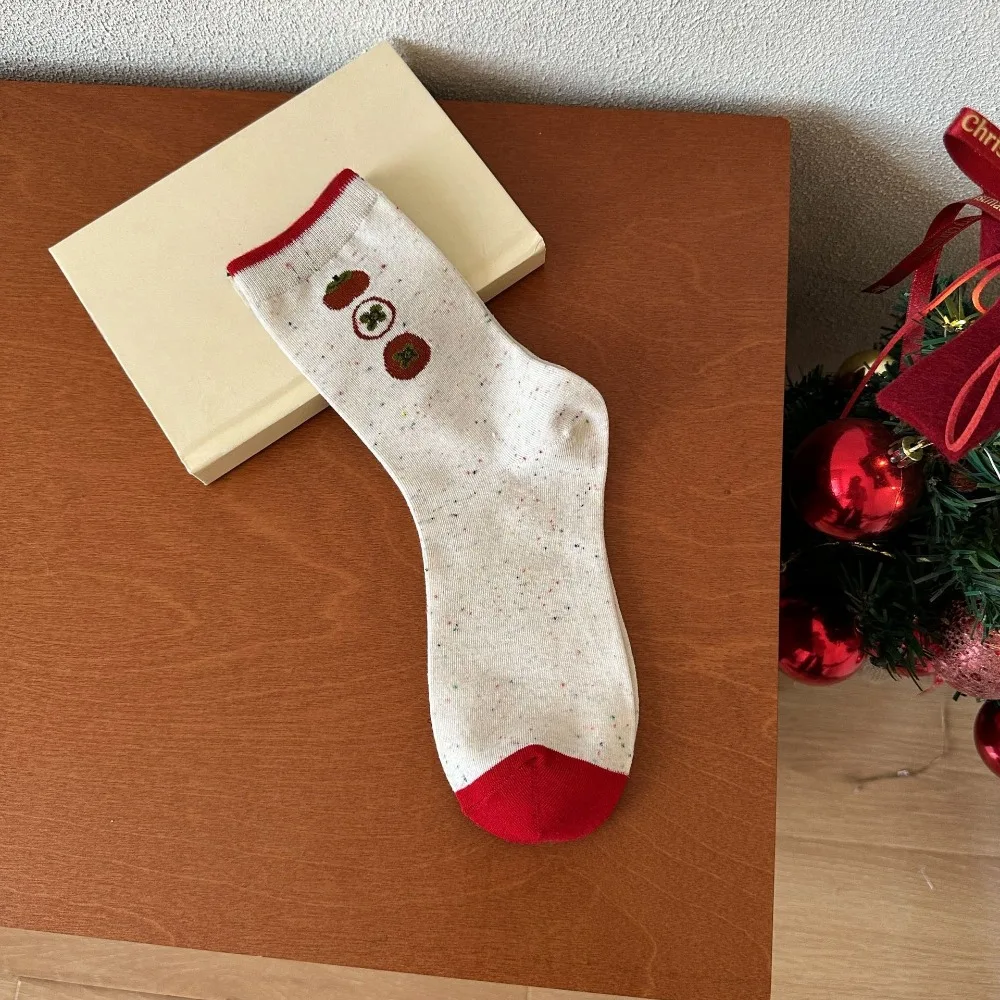 Lace Combed Cotton Red Socks Soft Sweet Heart Polka Dot Socks Breathable Fashion Flower Socks Lunar New Year
Lace Combed Cotton Red Socks Soft Sweet Heart Polka Dot Socks Breathable Fashion Flower Socks Lunar New Year