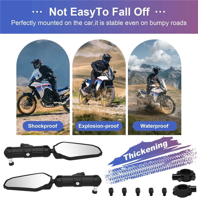 X39A-Motorcycle Rearview Mirror Accessories Adjustable Side Mirrors For Honda Transalp XL750 XL 750 Transalp 2023 2024 
X39A-Motorcycle Rearview Mirror Accessories Adjustable Side Mirrors For Honda Transalp XL750 XL 750 Transalp 2023 2024