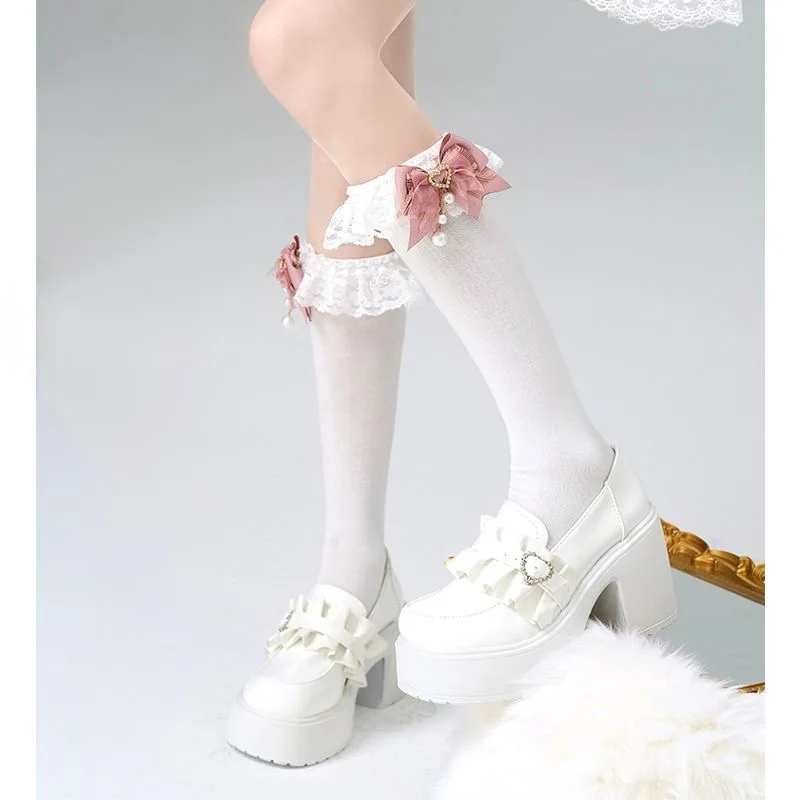 Woman socks harajuku compression stockings woman gothic lolita y2k stockings Japanese style socks bow lace kawaii white socks
Woman socks harajuku compression stockings woman gothic lolita y2k stockings Japanese style socks bow lace kawaii white socks