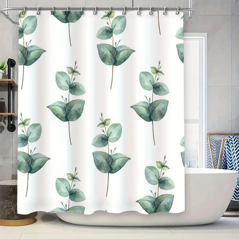 Watercolor Green Plant Shower Curtain Bathroom Decor Waterproof Fabric Printed Modern Design for Home Decoration (White)
Watercolor Green Plant Shower Curtain Bathroom Decor Waterproof Fabric Printed Modern Design for Home Decoration (White)