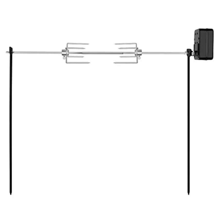 Outdoor campfire grilling spit rotisserie with 35×5/16 square stainless steel rod black finish heavy-duty heat-resistant constr
Outdoor campfire grilling spit rotisserie with 35×5/16 square stainless steel rod black finish heavy-duty heat-resistant constr