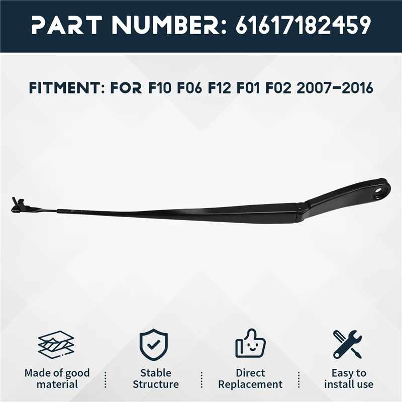 61617203156 Рычаг стеклоочистителя со стороны правого пассажира, рычаг стеклоочистителя автомобиля для BMW F10 F11 F06 A61617203156 61617182459-A97E 
61617203156 Рычаг стеклоочистителя со стороны правого пассажира, рычаг стеклоочистителя автомобиля для BMW F10 F11 F06 A61617203156 61617182459-A97E