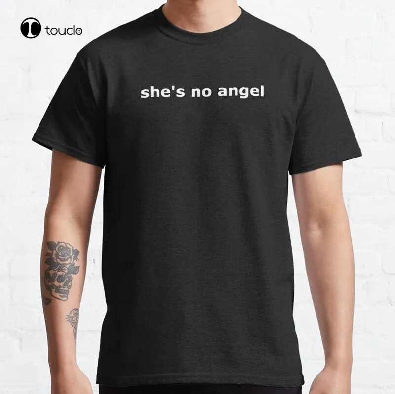 She'S No Angel Classic T-Shirt Cotton Tee Shirt Unisex Custom Aldult Teen Unisex Digital Printing Tee Shirts Women Shirts Xs-5Xl
She'S No Angel Classic T-Shirt Cotton Tee Shirt Unisex Custom Aldult Teen Unisex Digital Printing Tee Shirts Women Shirts Xs-5Xl