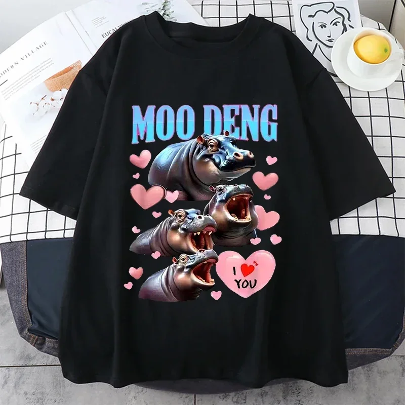 Funny I Love Moo Deng Cute Baby Hippo Lover Meme T Shirt Men Women Fashion Gothic Casual Vintage Short Sleeve Oversized t-shirts
Funny I Love Moo Deng Cute Baby Hippo Lover Meme T Shirt Men Women Fashion Gothic Casual Vintage Short Sleeve Oversized t-shirts