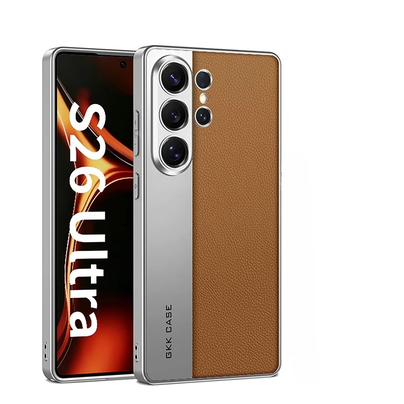 Electroplate Leather Phone Case for Samsung Galaxy S26 Ultra Luxury Ultra Thin Soft Silicone Shockproof Back Cover
Electroplate Leather Phone Case for Samsung Galaxy S26 Ultra Luxury Ultra Thin Soft Silicone Shockproof Back Cover