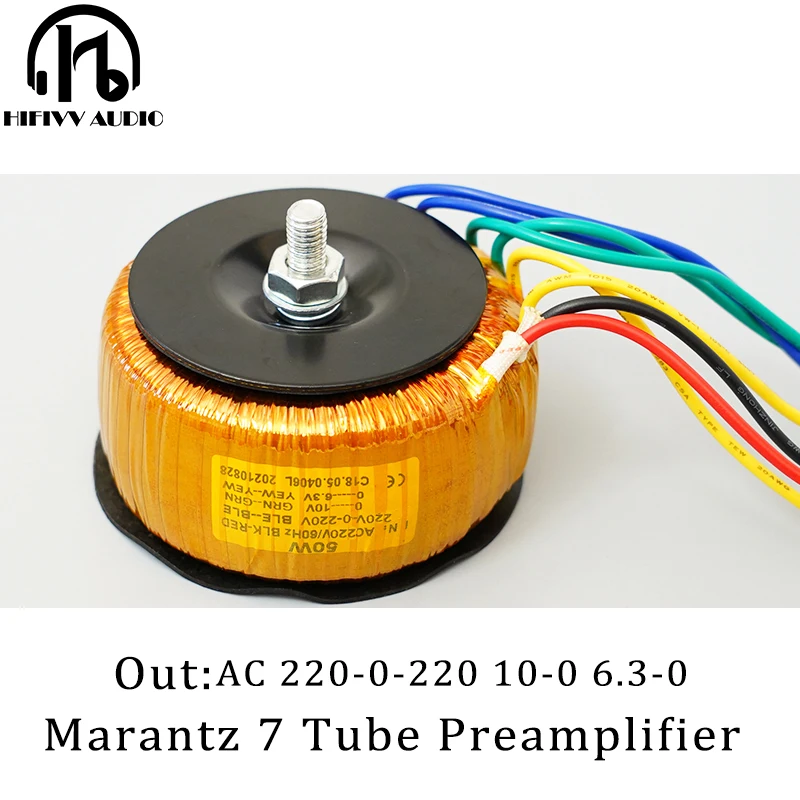 50W Circular Core Transformer For Marantz 7 Audio Tube Preamplifier Output 220V-0-220V 0-6.5V 0-10V Input 115V Or 220V
50W Circular Core Transformer For Marantz 7 Audio Tube Preamplifier Output 220V-0-220V 0-6.5V 0-10V Input 115V Or 220V