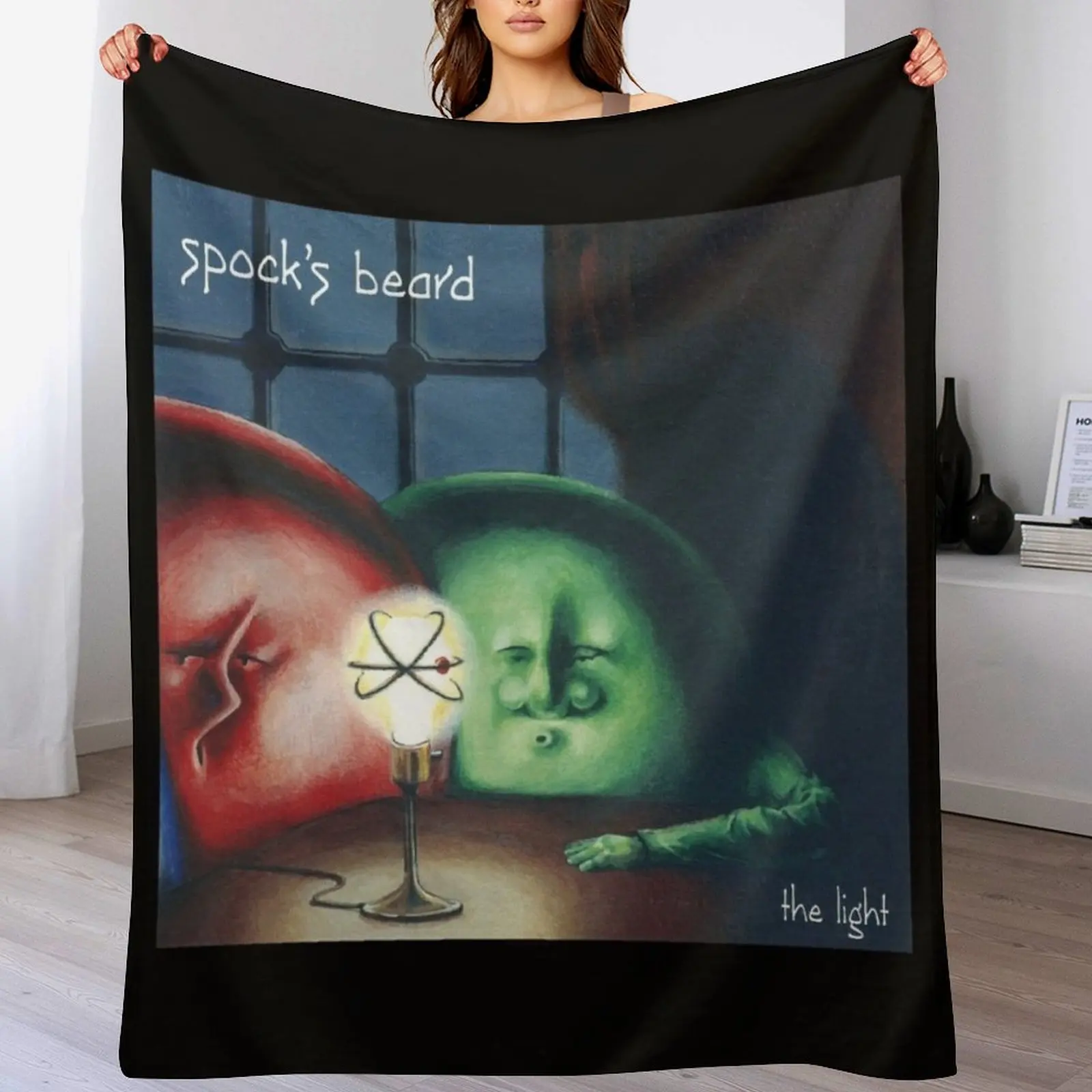 Spock's Beard The Light front cover art Throw Blanket Vintage for winter Multi-Purpose Blankets
Spock's Beard The Light front cover art Throw Blanket Vintage for winter Multi-Purpose Blankets