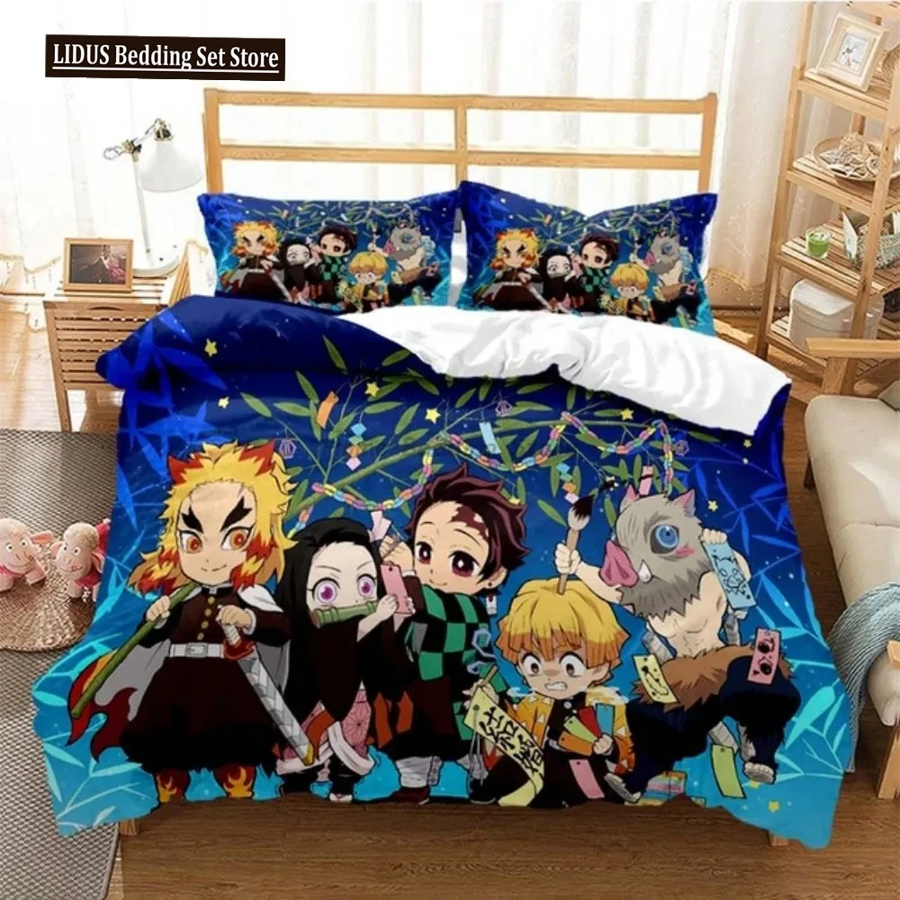 Hot Anime Demon Slayer Bedding Set Japanese Cartoon Bed Linen 200x220 Teens Girls Twin Single Queen King Full Duvet Cover Sets
Hot Anime Demon Slayer Bedding Set Japanese Cartoon Bed Linen 200x220 Teens Girls Twin Single Queen King Full Duvet Cover Sets