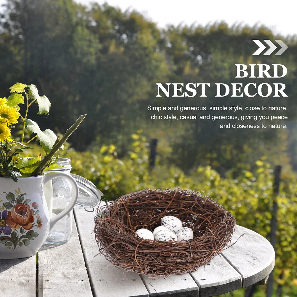 3 set Artificial Bird With Eggs Rattan Twig Nest For Easter Spring Home Decor Party Favors Garden Wedding Decoration Simulation
3 set Artificial Bird With Eggs Rattan Twig Nest For Easter Spring Home Decor Party Favors Garden Wedding Decoration Simulation