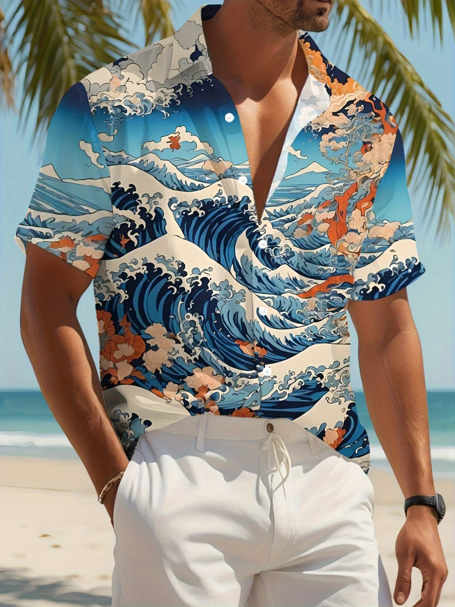 Summer Fashion Vacation Shirt For Men Hawaiian StyleMan Women Short Sleeve Casual Print Beach Party Tops
Summer Fashion Vacation Shirt For Men Hawaiian StyleMan Women Short Sleeve Casual Print Beach Party Tops