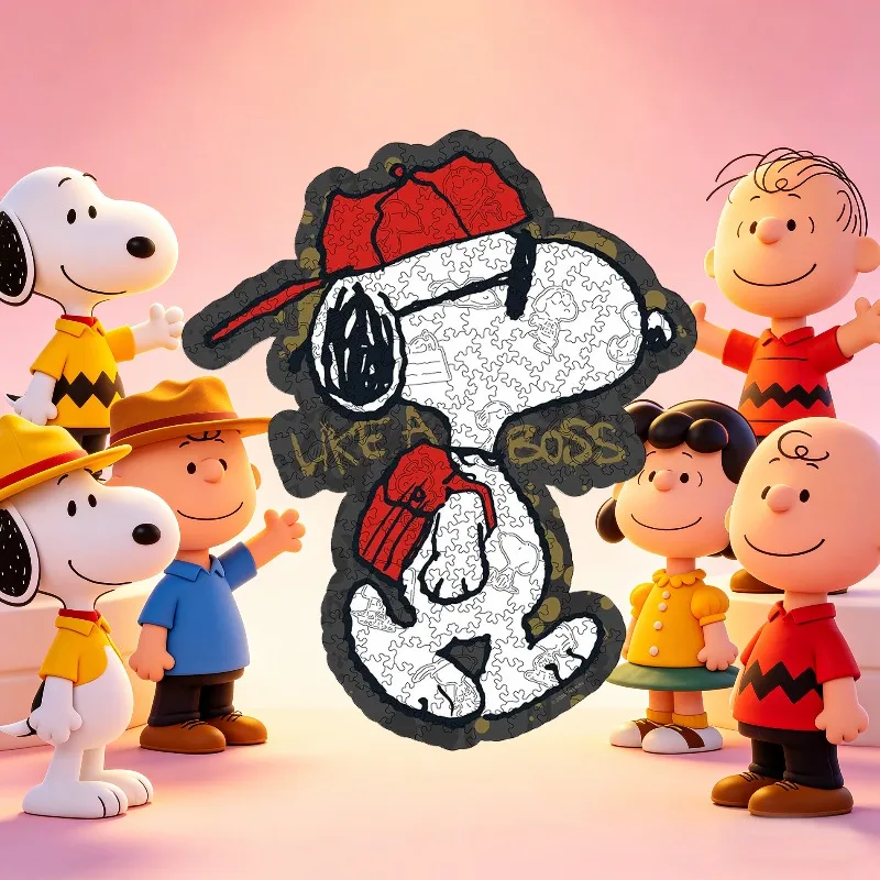 Classic Peanuts Comics Snoopy Joe Cool Wooden Puzzle Adult Leisure Game Like A Boss Intellectual Challenge Desktop Decor Present
Classic Peanuts Comics Snoopy Joe Cool Wooden Puzzle Adult Leisure Game Like A Boss Intellectual Challenge Desktop Decor Present