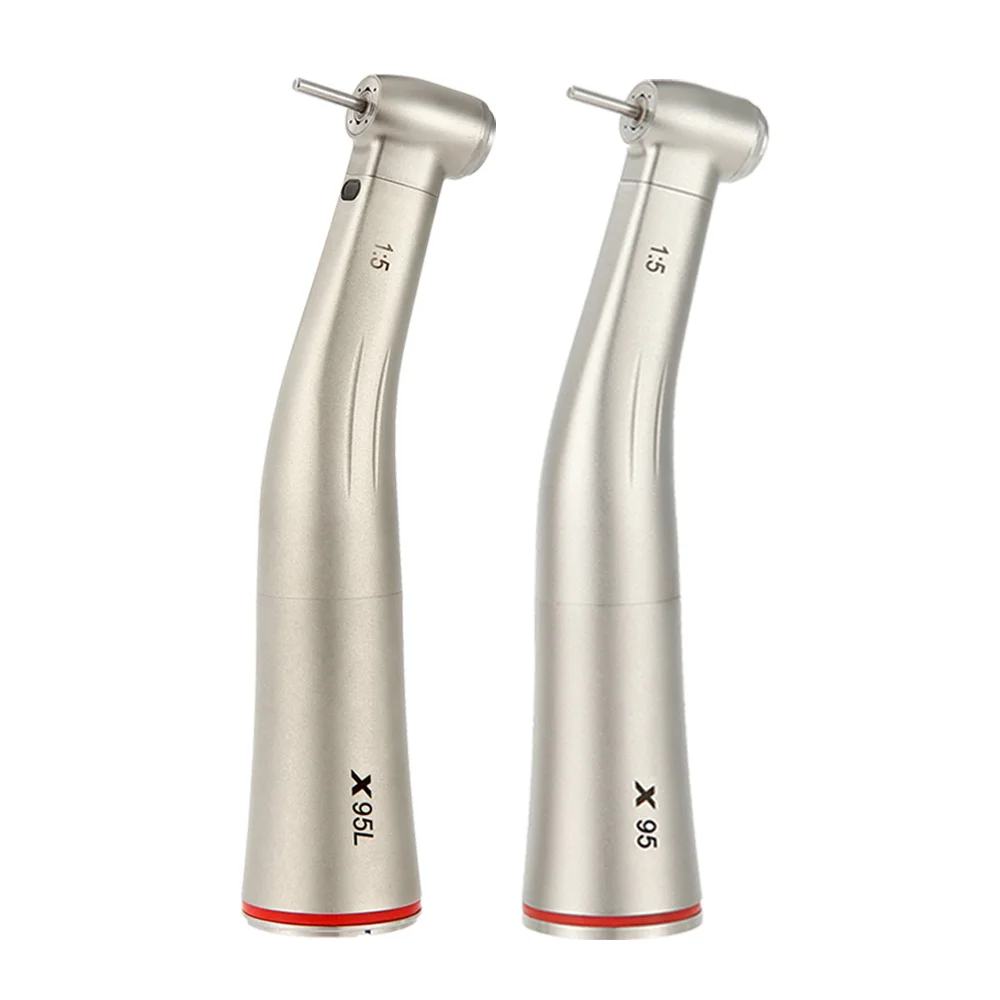 Dental 1:5 led Optic Fiber Increasing Red Ring Contra Angle Low Speed Quattro Water Spray low Handpiece For E-TYPE Motor
Dental 1:5 led Optic Fiber Increasing Red Ring Contra Angle Low Speed Quattro Water Spray low Handpiece For E-TYPE Motor