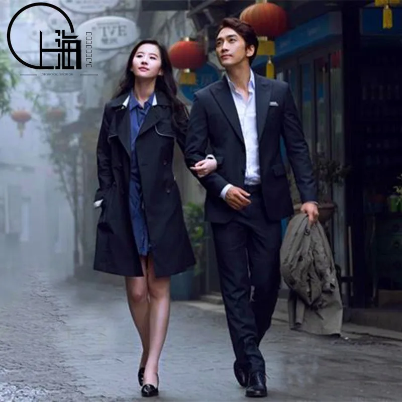 Deep Blue Midi Coat Jaet Women's Loose Suit Collar Windbreaker Outerwear Korean Sle Li feng Autumn New Arrival
Deep Blue Midi Coat Jaet Women's Loose Suit Collar Windbreaker Outerwear Korean Sle Li feng Autumn New Arrival