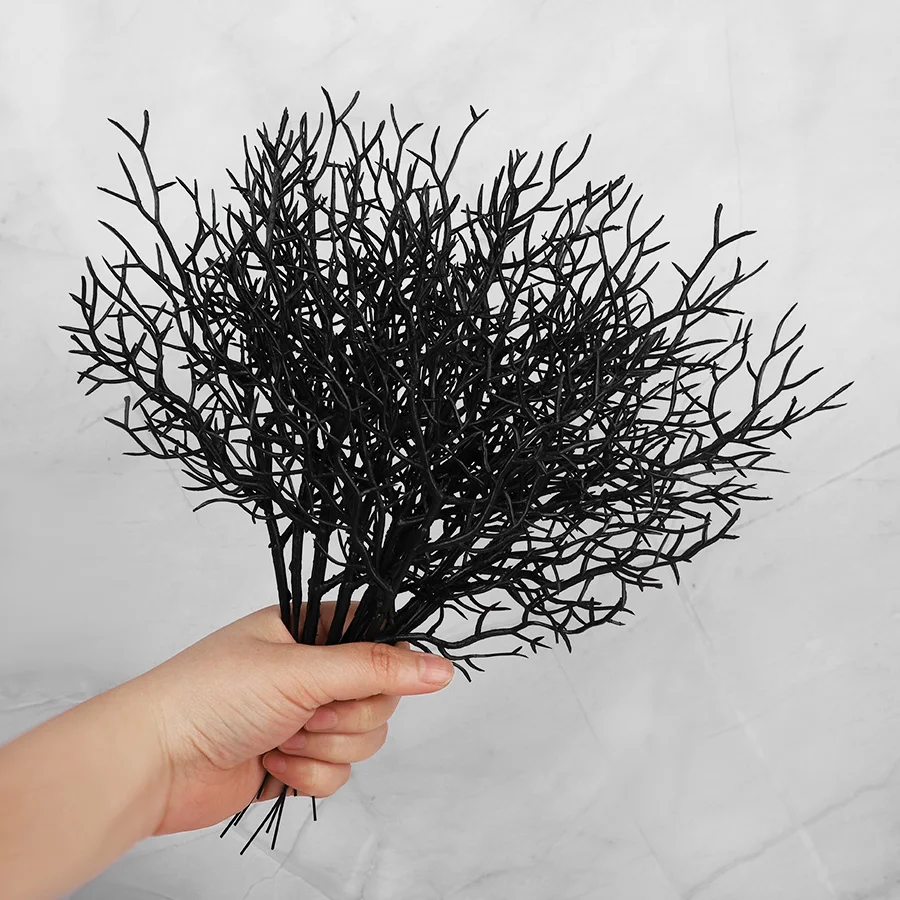 10pcs Black Artificial Twigs Plastic Branch Stems Wedding Birthday Halloween Gothic Decor Home Floral Arrangement DIY Crafts
10pcs Black Artificial Twigs Plastic Branch Stems Wedding Birthday Halloween Gothic Decor Home Floral Arrangement DIY Crafts