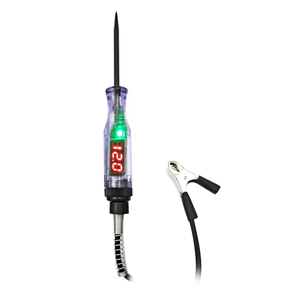 6 V 12 V 24 V Portable Car Automotive Electric Digital Display Circuit Tester Car Truck Circuit Probe Test Pen Automotive Test 
6 V 12 V 24 V Portable Car Automotive Electric Digital Display Circuit Tester Car Truck Circuit Probe Test Pen Automotive Test