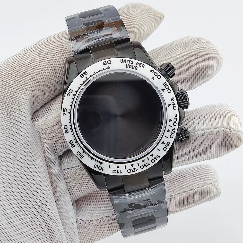 Корпус VK63, мужской корпус 39 мм, черный корпус для часов, водонепроницаемый корпус из нержавеющей стали 904L с сапфировым стеклом, подходит для корпуса с циферблатом 29 мм
Корпус VK63, мужской корпус 39 мм, черный корпус для часов, водонепроницаемый корпус из нержавеющей стали 904L с сапфировым стеклом, подходит для корпуса с циферблатом 29 мм