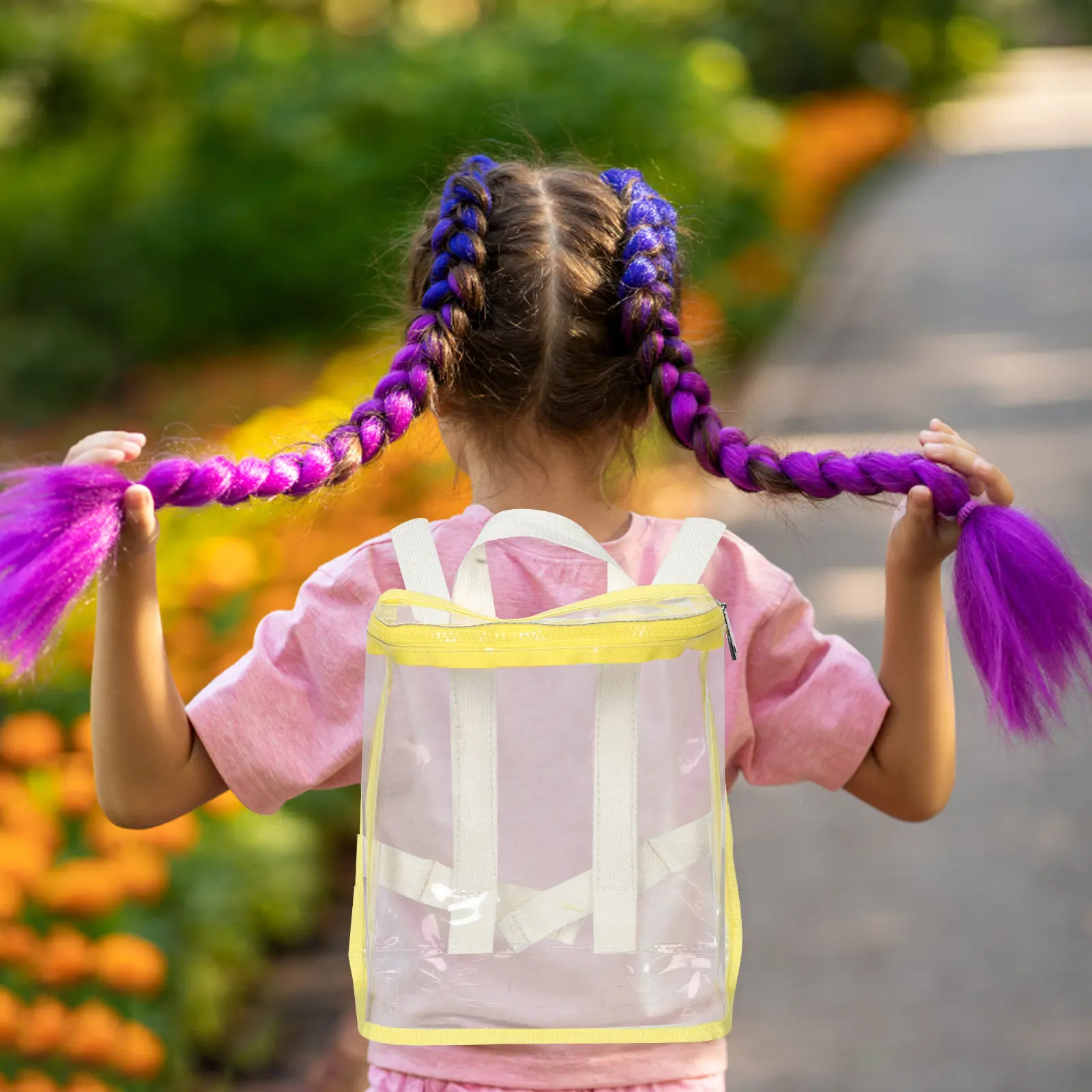 Clear Kids Backpack Transparent PVC Toddler School Backpack Lightweight Waterproof Large Capacity for Travel Outdoor Activities
Clear Kids Backpack Transparent PVC Toddler School Backpack Lightweight Waterproof Large Capacity for Travel Outdoor Activities