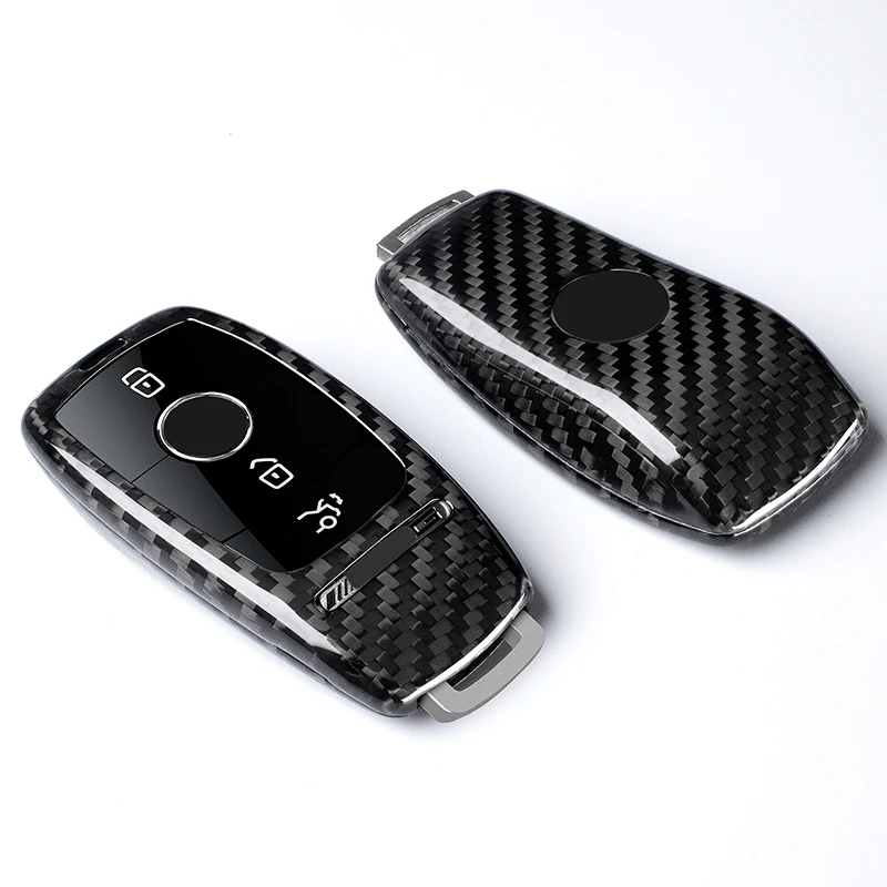 Carbon Fiber Car Key Case Cover Fit For Mercedes Benz S Class AMG T-carbon Key Cover Fob Shell Anti-theft Accesories
Carbon Fiber Car Key Case Cover Fit For Mercedes Benz S Class AMG T-carbon Key Cover Fob Shell Anti-theft Accesories