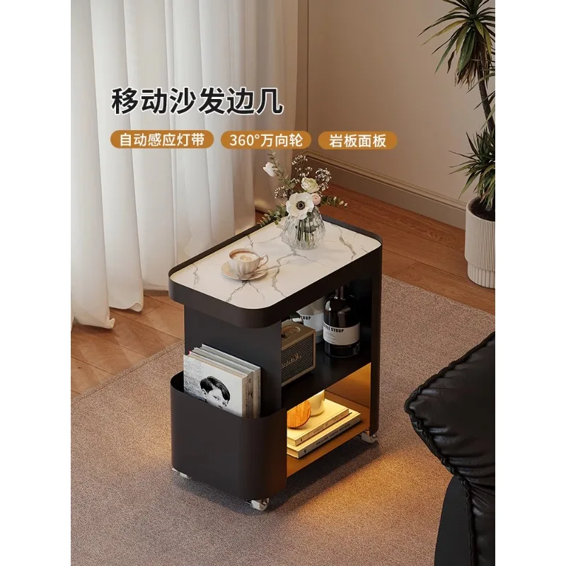 Living room sofa side table removable creative trolley coffee table side cabinet mini table rack simple and modern
Living room sofa side table removable creative trolley coffee table side cabinet mini table rack simple and modern
