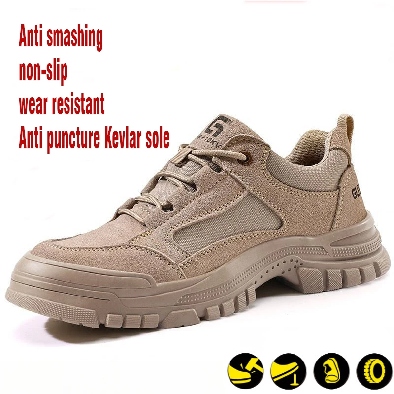 Genuine Leather Protection Shoes for Men Anti Smashing and Puncture Military Training Shoe Steel Toe Insulated Safety Shoes
Genuine Leather Protection Shoes for Men Anti Smashing and Puncture Military Training Shoe Steel Toe Insulated Safety Shoes