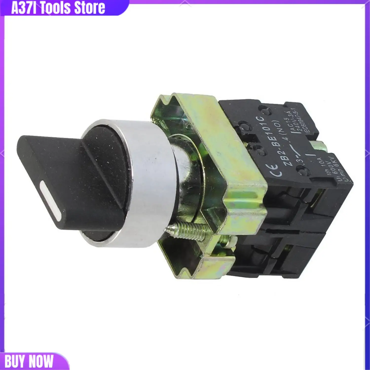 AC 600V 10A Red Mushroom Emergency Stop Push Button Switch 22Mm NO NC & 22Mm Latching 2 NO 3-Position Rotary Select Switch Black
AC 600V 10A Red Mushroom Emergency Stop Push Button Switch 22Mm NO NC & 22Mm Latching 2 NO 3-Position Rotary Select Switch Black