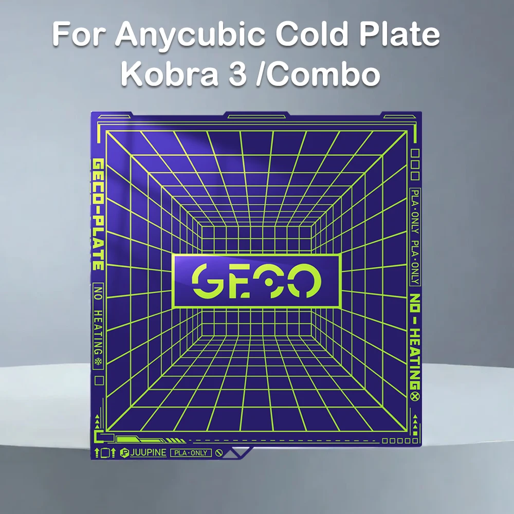 Пластина Geco для сборки Anycubic Kobra 3, холодная пластина, суперклейкая комбинированная пластина Kobra 3, аксессуары, кровать, двухсторонние детали 3d-принтера
Пластина Geco для сборки Anycubic Kobra 3, холодная пластина, суперклейкая комбинированная пластина Kobra 3, аксессуары, кровать, двухсторонние детали 3d-принтера
