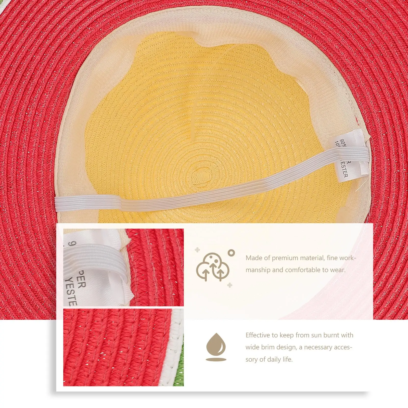 Children's Sun Hat Wide Brim Straw Lightweight Breathable Girls Summer Beach Outdoor Visor Toddler Hat Sun
Children's Sun Hat Wide Brim Straw Lightweight Breathable Girls Summer Beach Outdoor Visor Toddler Hat Sun