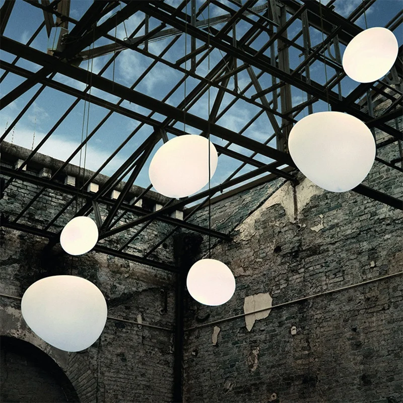 Modern Cobblestone Glass Shade Led Pendant Lights Lustre Villa Hotel Loft Stair Chandelier Lamp Home Decor Hanging Light Fixture
Modern Cobblestone Glass Shade Led Pendant Lights Lustre Villa Hotel Loft Stair Chandelier Lamp Home Decor Hanging Light Fixture