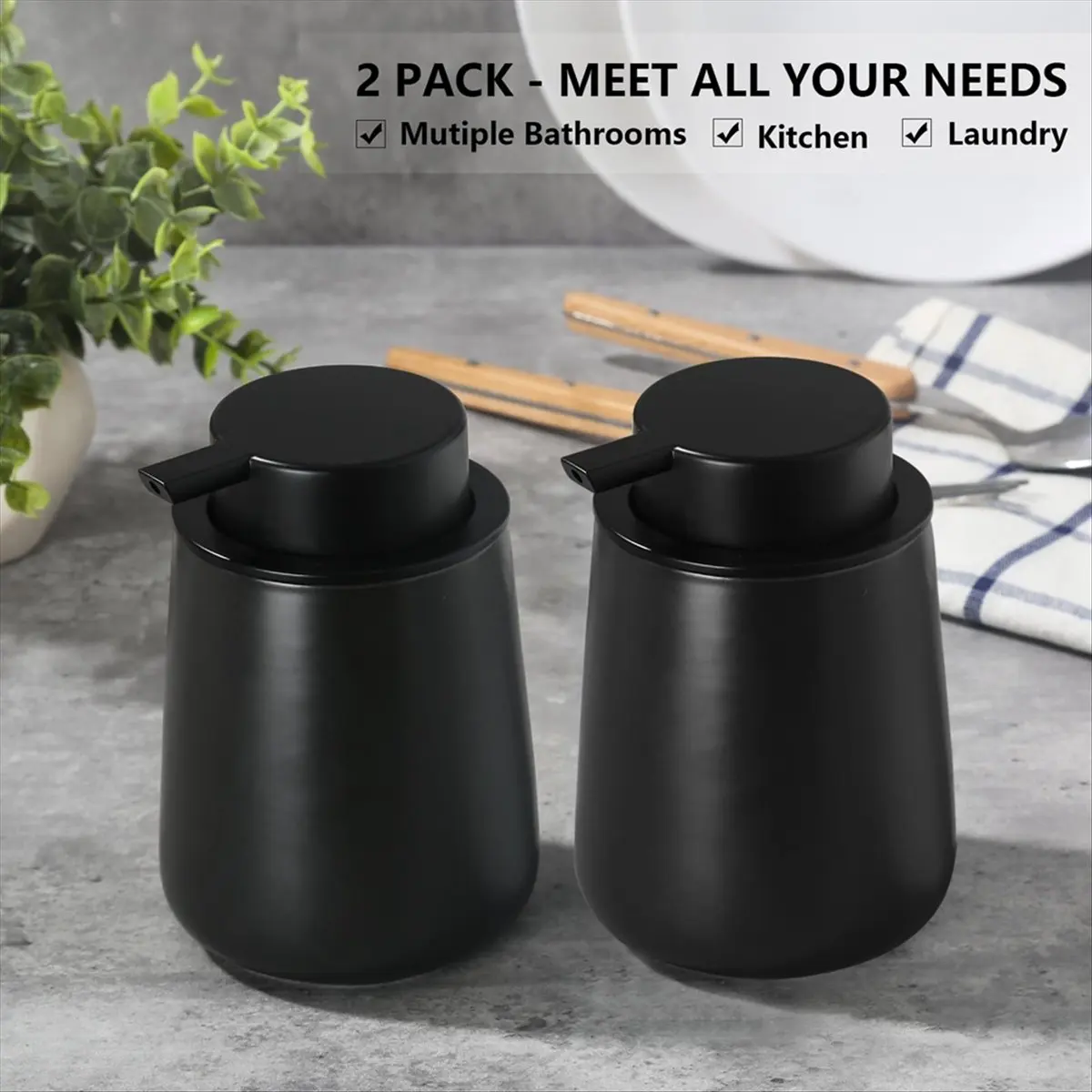 A78I Foaming Soap Dispenser, 2 Pack Foam Hand Soap Dispenser for Bathroom & Kitchen, 12 Oz Dish Foaming Pump Bottle
A78I Foaming Soap Dispenser, 2 Pack Foam Hand Soap Dispenser for Bathroom & Kitchen, 12 Oz Dish Foaming Pump Bottle
